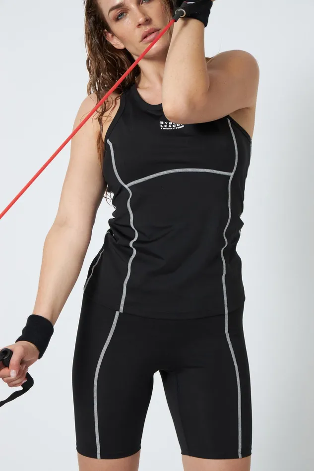 Hybridhl Shorts 8211 Meteorite Black Women Cras Trousers
