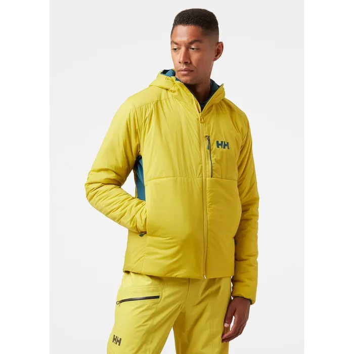 Insulated Jackets Men Helly Hansen ODIN STRETCH HOODED INSULATOR 426 Warm Olive