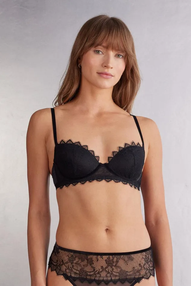 Intimissimi Balconette Women Intriguing Beauty Sofia Balconette Bra Black 019 8211 Black