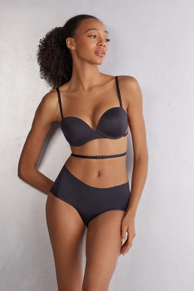 Intimissimi Balconette Women MultiFunctional Anna Balconette Bra In Ultralight Microfiber Black 019 8211 Black
