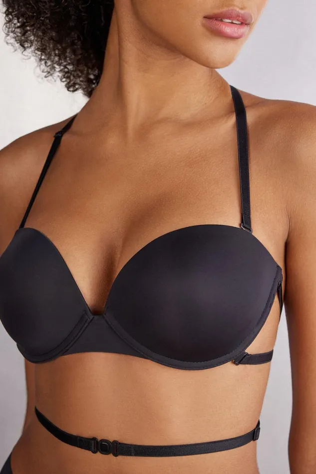 Intimissimi Balconette Women MultiFunctional Anna Balconette Bra In Ultralight Microfiber Black 019 8211 Black