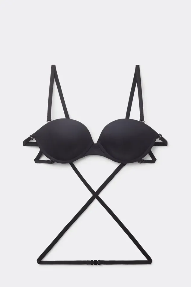Intimissimi Balconette Women MultiFunctional Anna Balconette Bra In Ultralight Microfiber Black 019 8211 Black