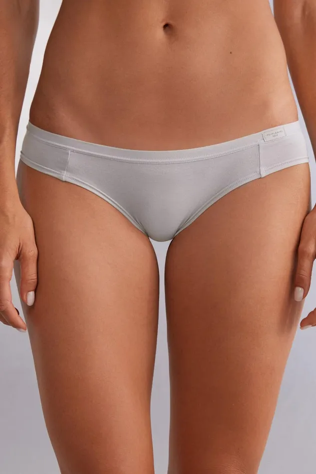 Intimissimi Bikini Panties Women Cotton Panties Pale Grey 347j 8211 Ice Grey