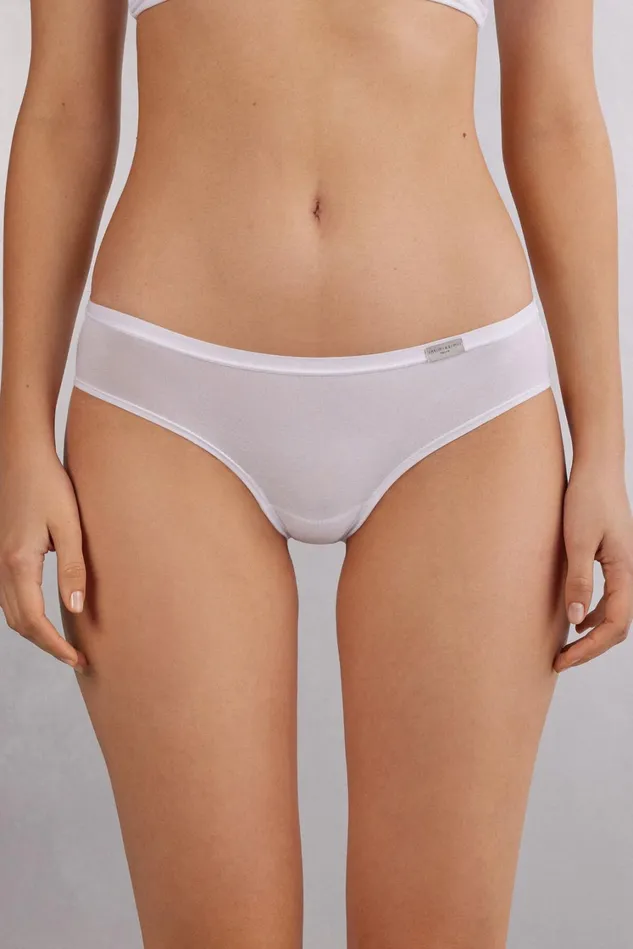 Intimissimi Bikini Panties Women Cozy Panties In Cotton White 001 8211 White