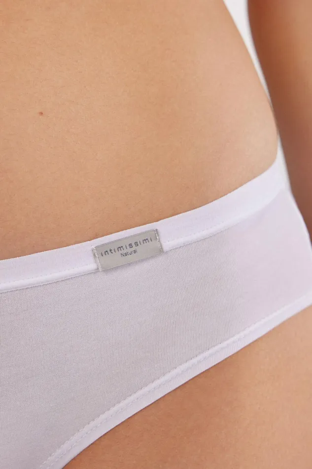 Intimissimi Bikini Panties Women Cozy Panties In Cotton White 001 8211 White