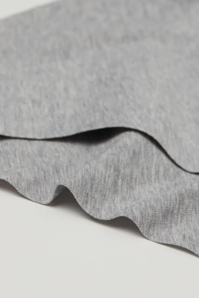Intimissimi Bikini Panties Women Seamless Cotton Panties Grey 031 8211 Light Heathered Grey