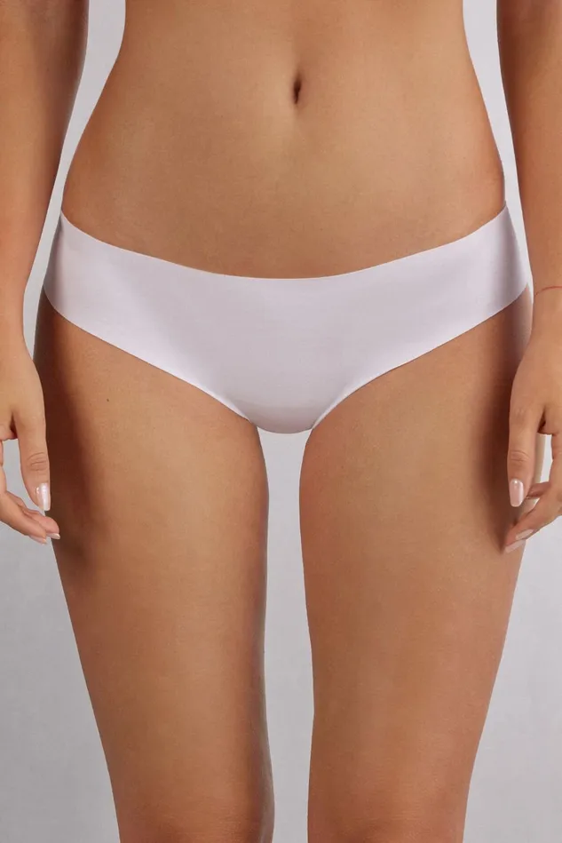 Intimissimi Bikini Panties Women Seamless Cotton Panties White 001 8211 White