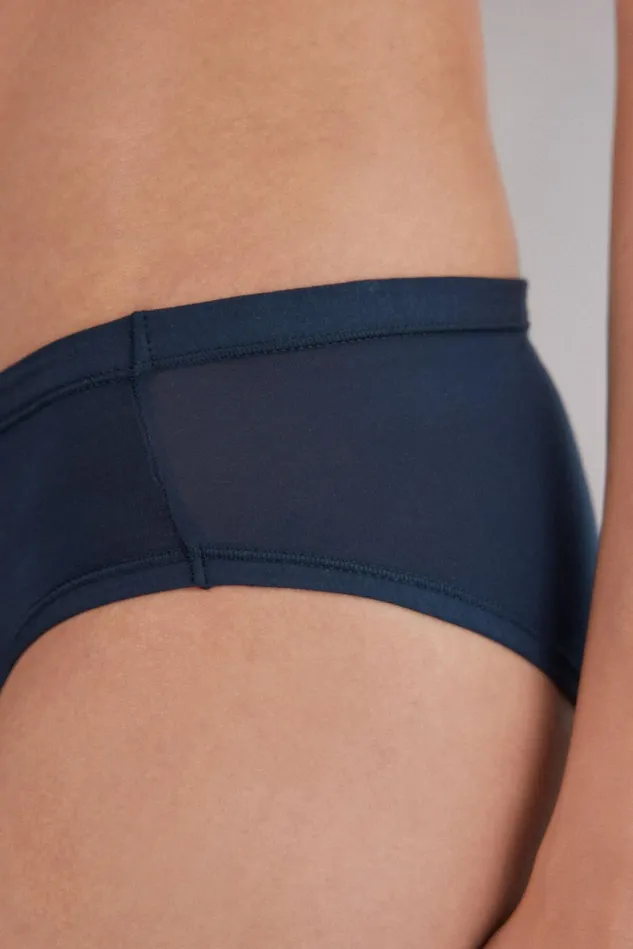 Intimissimi Bikini Panties Women Ultralight Cotton Panties Blue 1467 8211 Intense Blue