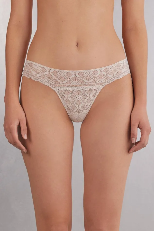 Intimissimi Brazilian Cut Women Lace Brazilian Natural 2280 8211 Avorio Crema