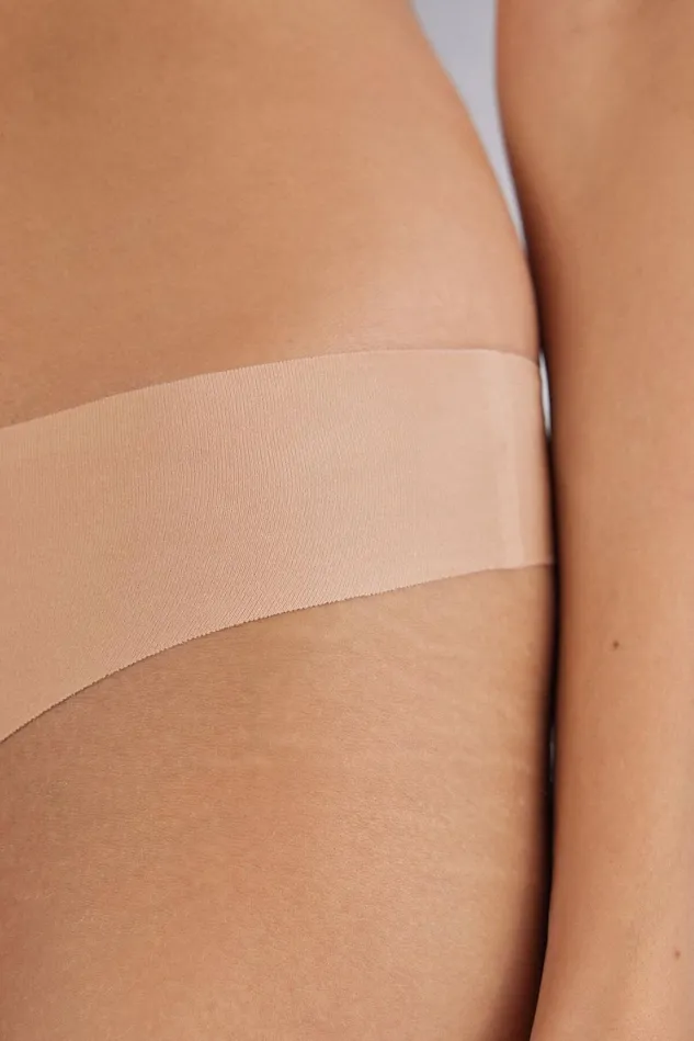 Intimissimi Brazilian Cut Women Seamless Cotton Brazilian Natural 044 8211 Honey Soft Beige