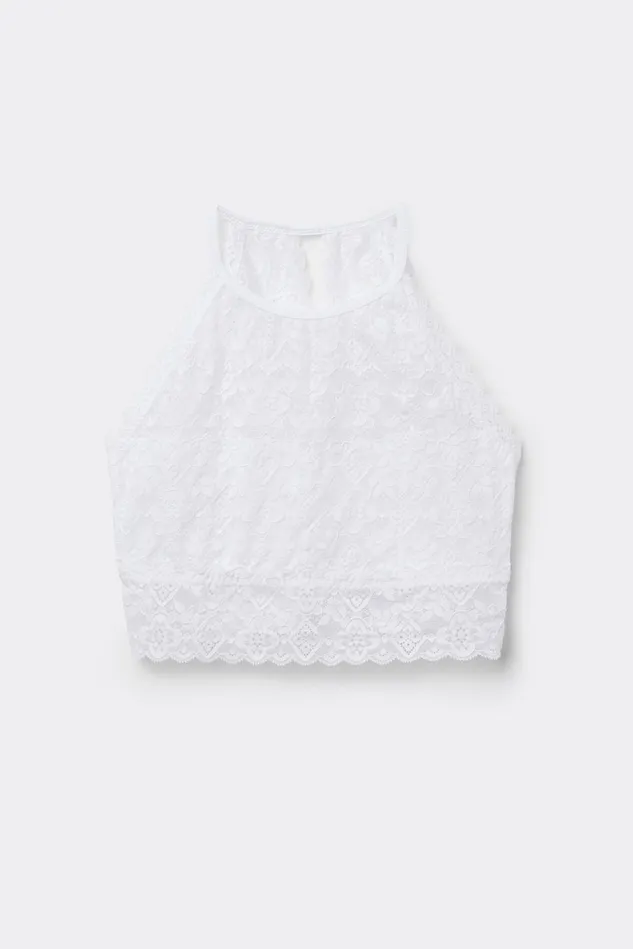 Intimissimi Camisoles Tank Tops Women Lace Bra Top White 001 8211 White