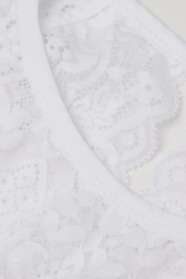 Intimissimi Camisoles Tank Tops Women Lace Bra Top White 001 8211 White