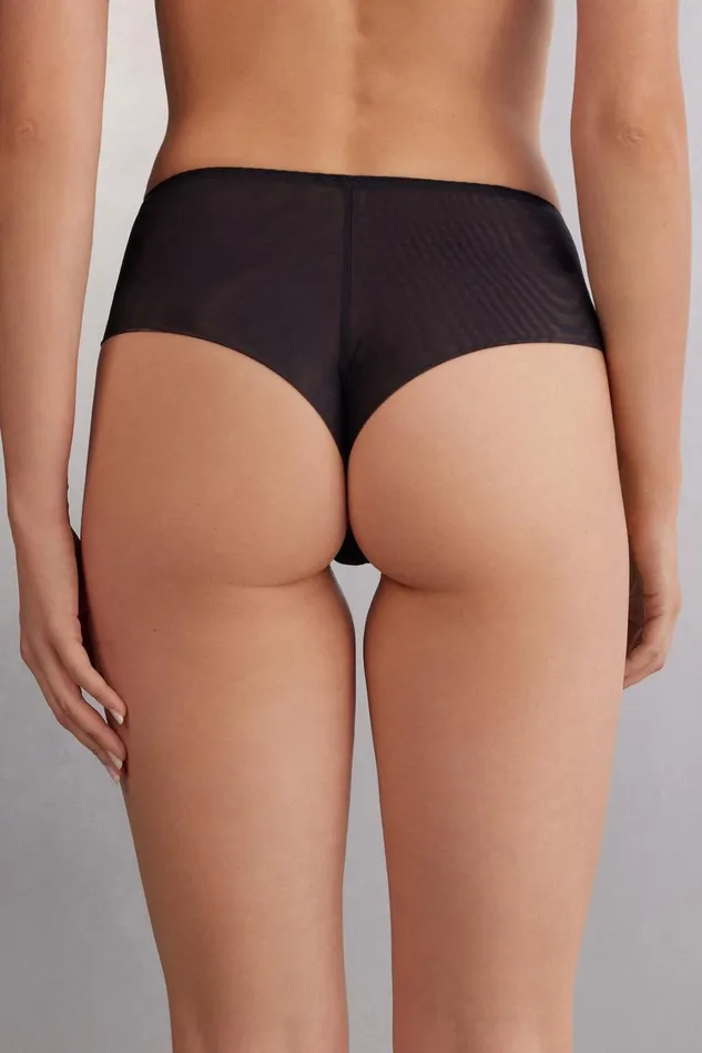 Intimissimi HighWaisted Briefs Women A Timeless Night High Waist Hipster Brazilian Black 019 8211 Black