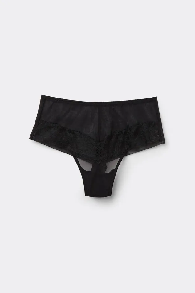 Intimissimi HighWaisted Briefs Women A Timeless Night High Waist Hipster Brazilian Black 019 8211 Black