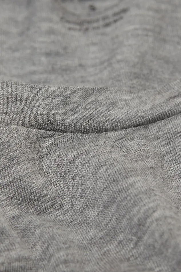 Intimissimi Long Sleeve Tops Women Long Sleeve Scoop Neck Top In Ultralight Modal With Cashmere Grey 456j 8211 Medium Grey Mel