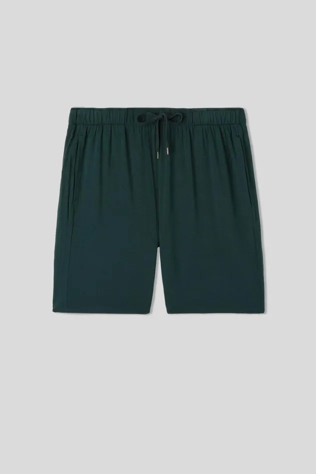 Intimissimi Pants Men Silk And Modal Shorts Green 132j 8211 Verde Scuro