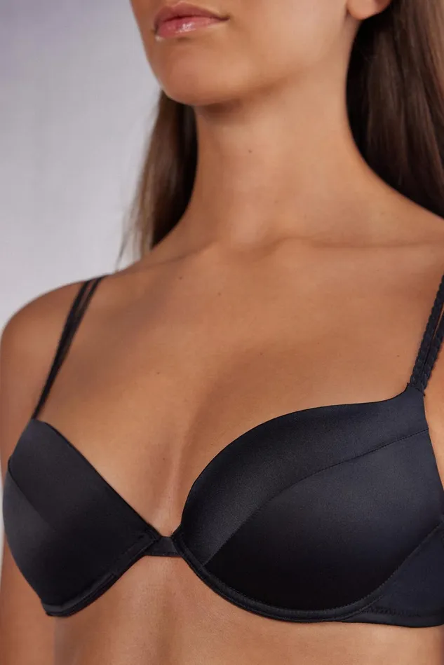 Intimissimi PushUp Super PushUp Women Bellissima Silk PushUp Bra Black 019 8211 Black
