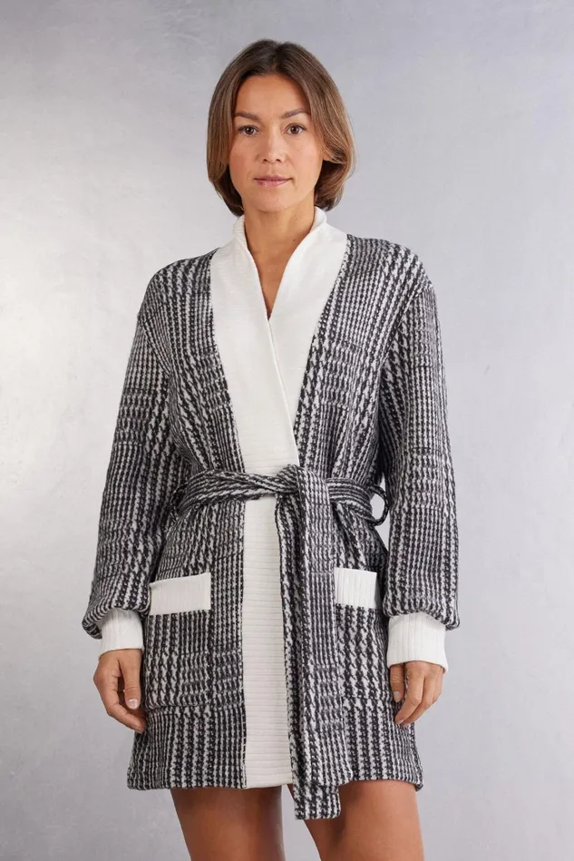 Intimissimi Robes Kimonos Women Royal Elegance Robe Black 778j 8211 Principe Di Gallespanna