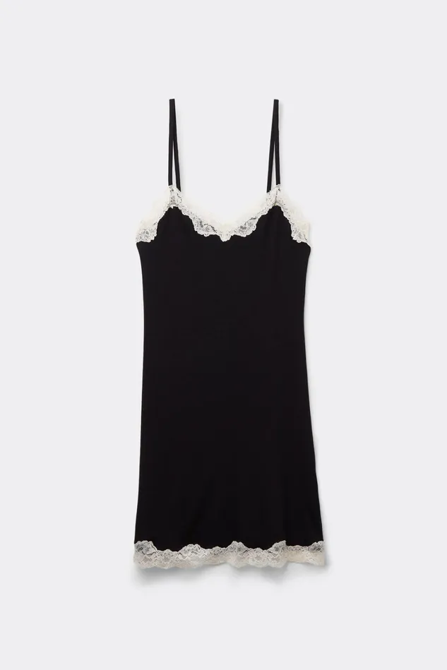 Intimissimi Slips Babydolls Women Effortless Beauty Chemise Black 768j 8211 Nerocream