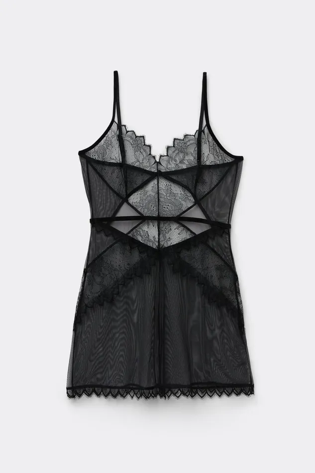 Intimissimi Slips Babydolls Women Intriguing Beauty Lace Babydoll Black 019 8211 Black