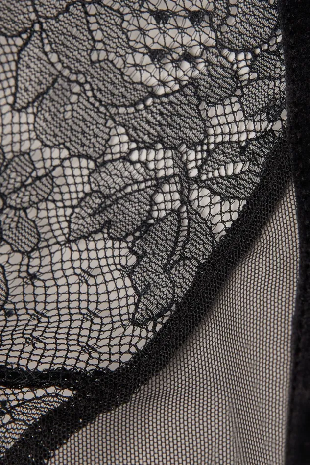 Intimissimi Slips Babydolls Women Intriguing Beauty Lace Babydoll Black 019 8211 Black