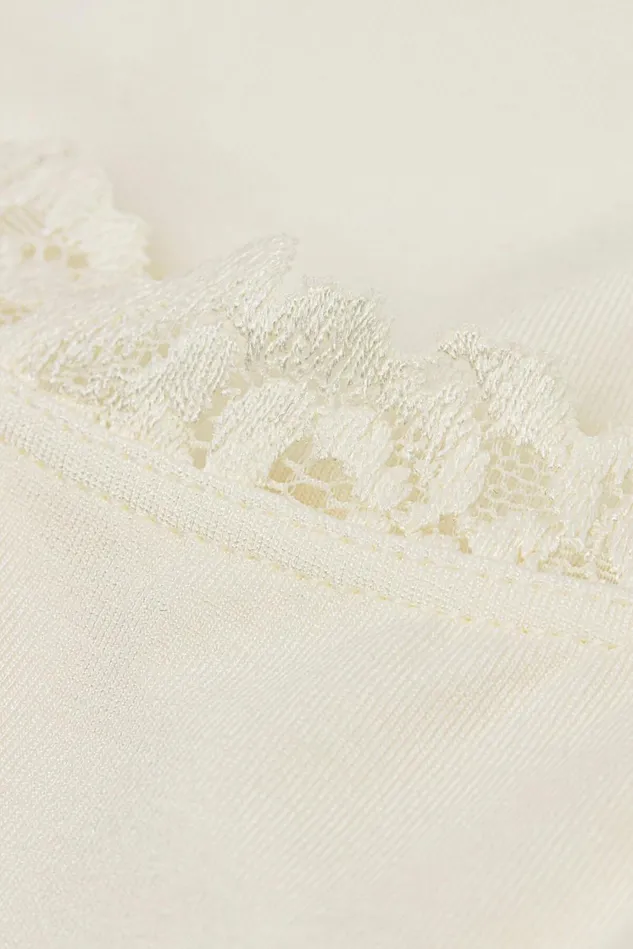 Intimissimi Slips Babydolls Women Pretty Flowers Modal Slip 2127 8211 Talc White