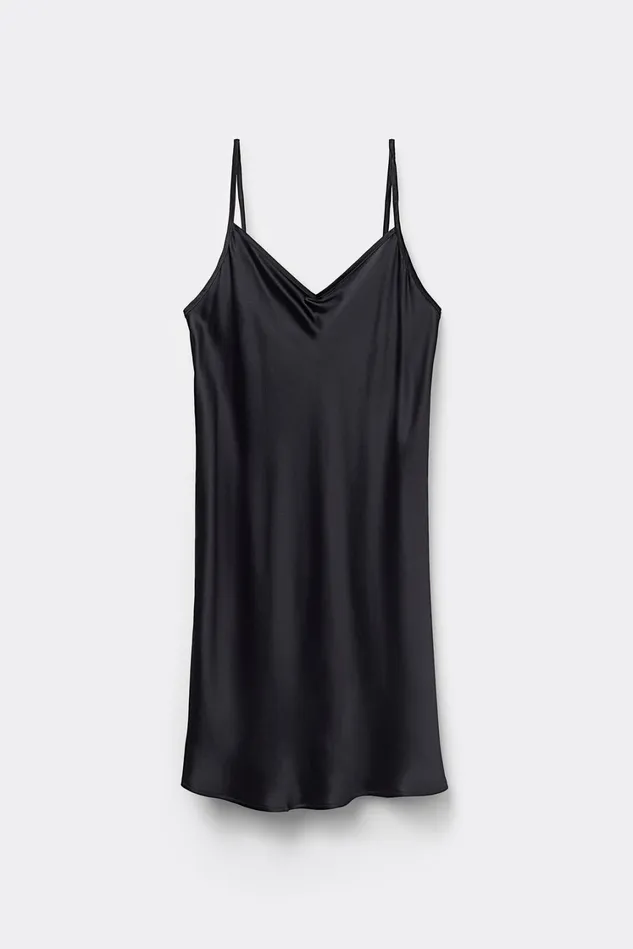 Intimissimi Slips Babydolls Women Silk Slip Black 019 8211 Black