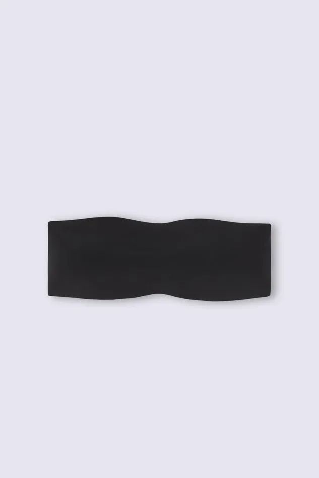 Intimissimi Strapless Bandeau Women Ilaria Bandeau Bra In Ultralight Microfiber Black 019 8211 Black