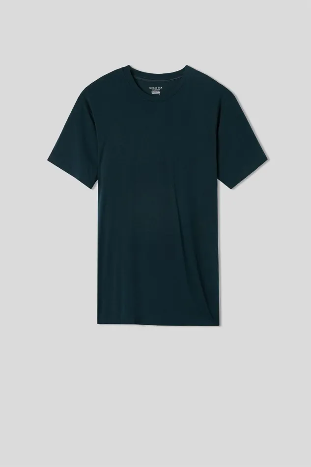 Intimissimi TShirts Polos Men Modal And Silk TShirt Green 132j 8211 Verde Scuro