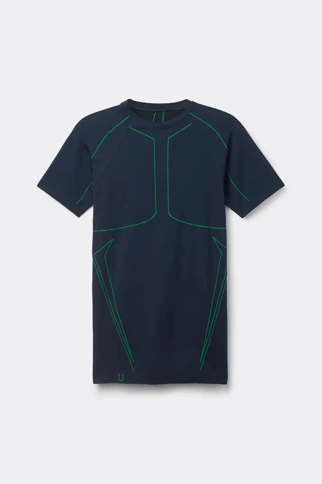 Intimissimi TShirts Polos Men Short Sleeve Technical Sport Top Blue 800 8211 Blu Notte