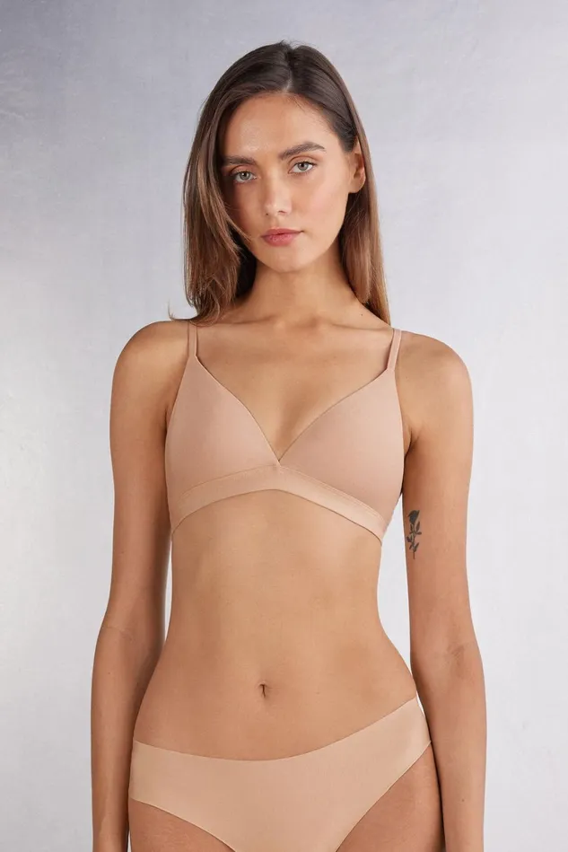Intimissimi Triangle Women Emma Superior Comfort Triangle Bra Natural 044 8211 Honey Soft Beige