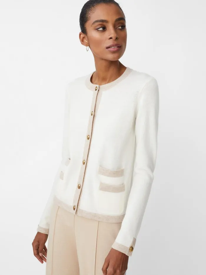 JMcLaughlin Ainsley Cashmere Cardigan Off Whiteoatmeal Women Sweaters JMcLaughlin Ainsley Cashmere Cardigan Off Whiteoatmeal Women Sweaters