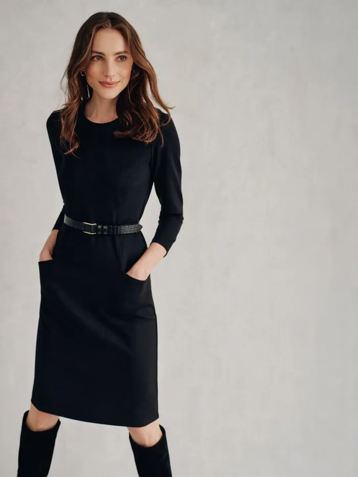 JMcLaughlin Catalyst Dress Black Women Dresses