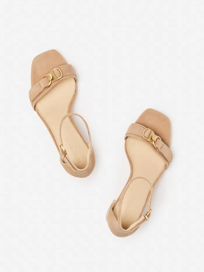 JMcLaughlin Chiaera Suede Heels Sand Women Heels JMcLaughlin Chiaera Suede Heels Sand Women Heels