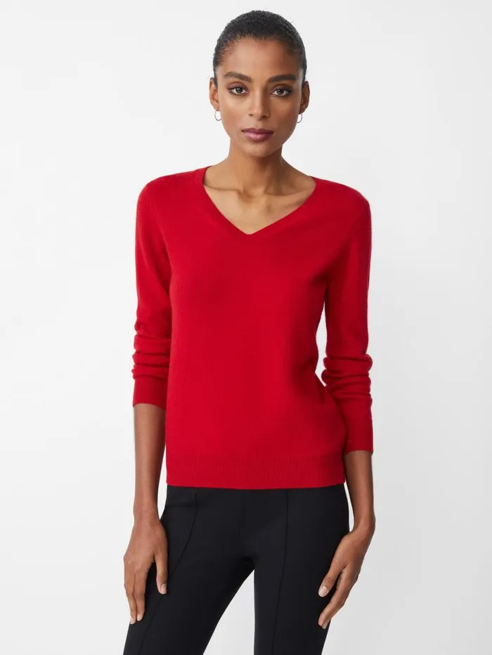 JMcLaughlin Maye Cashmere Sweater Rouge Women Sweaters JMcLaughlin Maye Cashmere Sweater Rouge Women Sweaters
