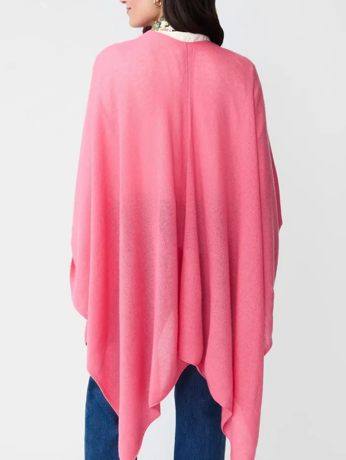 JMcLaughlin Rossi Cashmere Wrap Rose Women Jackets and Outerwear