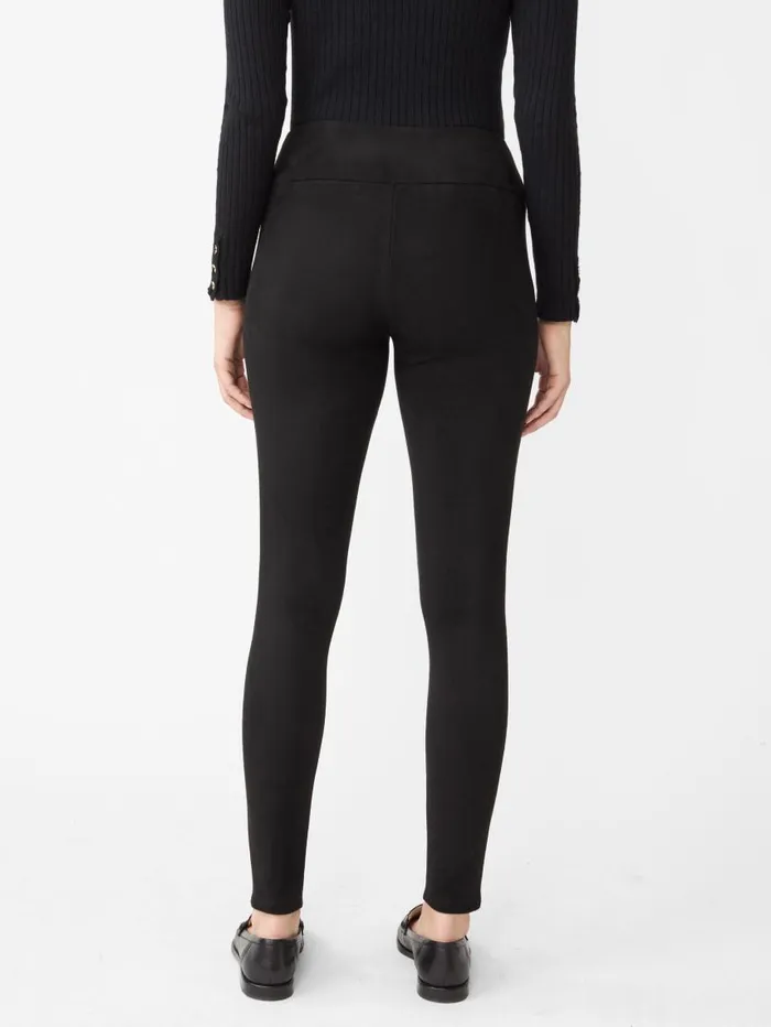 JMcLaughlin Suri Faux Suede Leggings Black Women Pants