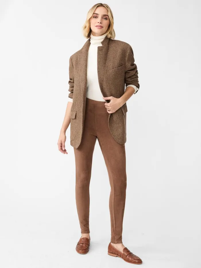 JMcLaughlin Suri Faux Suede Leggings Hazelnut Women Pants