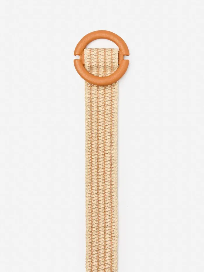JMcLaughlin Totto Belt In Stripe Vachetta Women Belts JMcLaughlin Totto Belt In Stripe Vachetta Women Belts