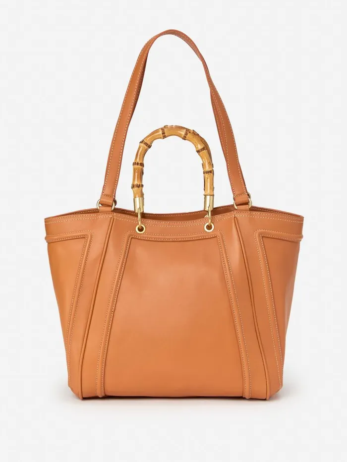 JMcLaughlin Veranda Leather Tote Vachetta WomenMen Totes JMcLaughlin Veranda Leather Tote Vachetta WomenMen Totes