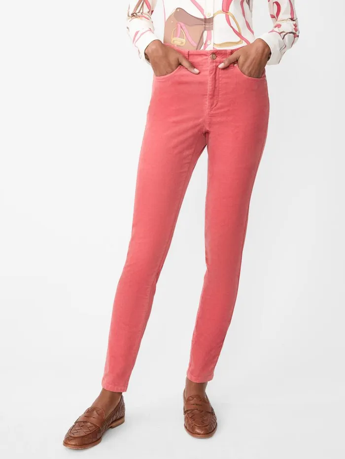 JMcLaughlin Watson Velvet Jeans Tea Rose Women Pants