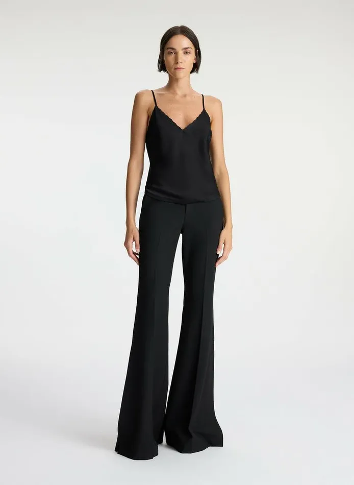 Jackets and Coats Women ALC Malia Scalloped Camisole Top Black Jackets and Coats Women ALC Malia Scalloped Camisole Top Black
