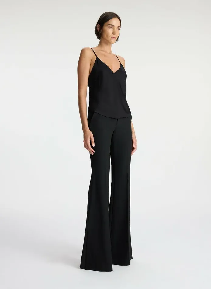 Jackets and Coats Women ALC Malia Scalloped Camisole Top Black Jackets and Coats Women ALC Malia Scalloped Camisole Top Black