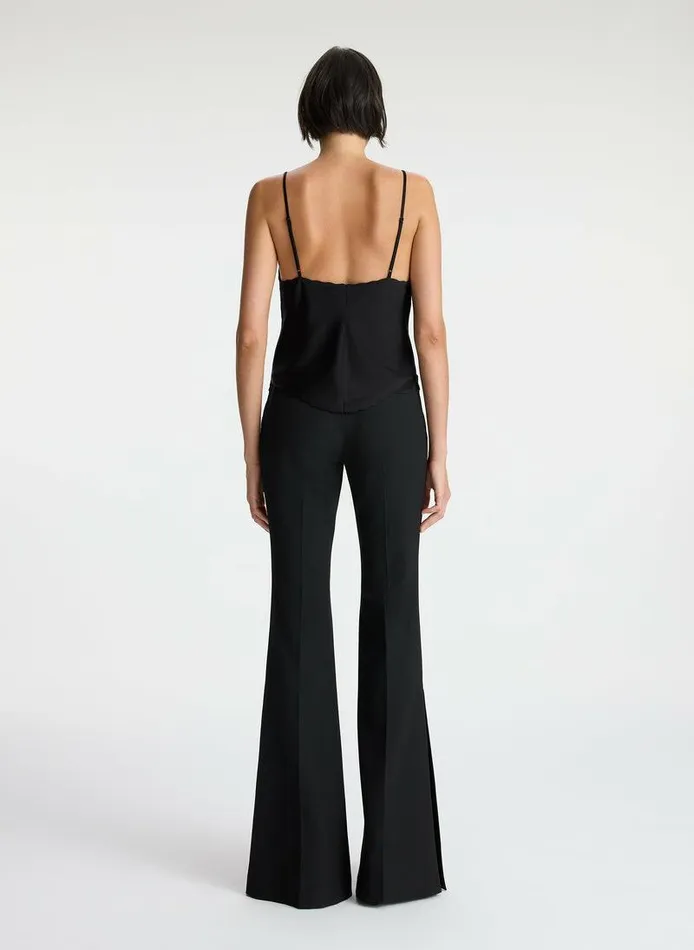 Jackets and Coats Women ALC Malia Scalloped Camisole Top Black Jackets and Coats Women ALC Malia Scalloped Camisole Top Black