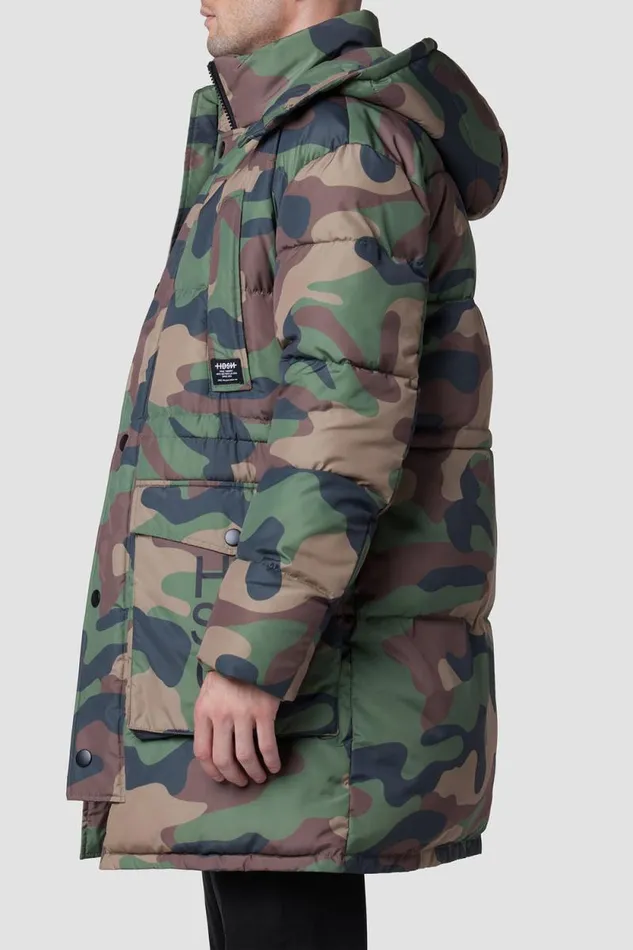 Jackets and Outerwear Men Hudson Jeans Quilted Hooded Storm Parka Fatigue Green Jackets and Outerwear Men Hudson Jeans Quilted Hooded Storm Parka Fatigue Green