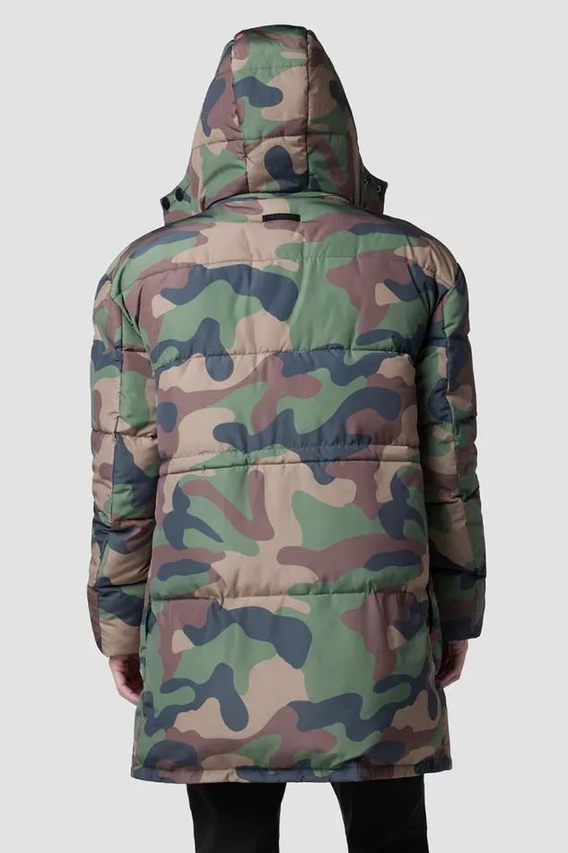 Jackets and Outerwear Men Hudson Jeans Quilted Hooded Storm Parka Fatigue Green Jackets and Outerwear Men Hudson Jeans Quilted Hooded Storm Parka Fatigue Green