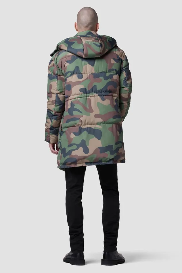 Jackets and Outerwear Men Hudson Jeans Quilted Hooded Storm Parka Fatigue Green Jackets and Outerwear Men Hudson Jeans Quilted Hooded Storm Parka Fatigue Green