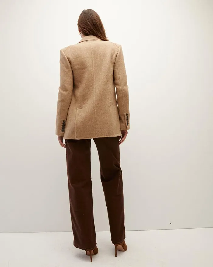 Jackets and Outerwear ShopJackets Veronica Beard Oria Herringbone Jacket Camelivory