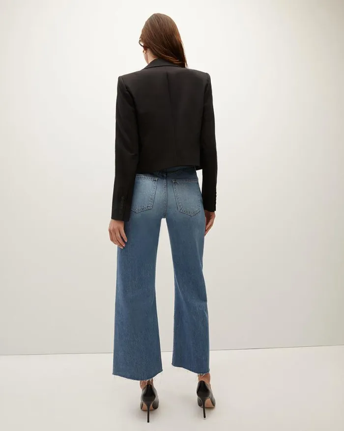 Jackets and Outerwear Shop Veronica Beard Nevis Cropped Jacket Black