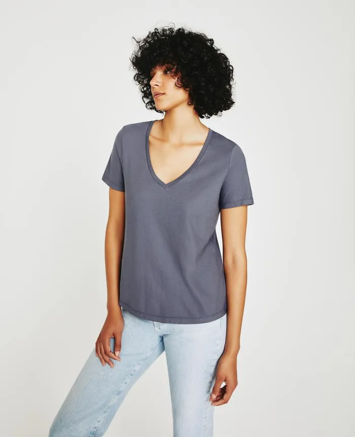 Jagger Vee Slate Sky Women AG Jeans Tees and Tanks